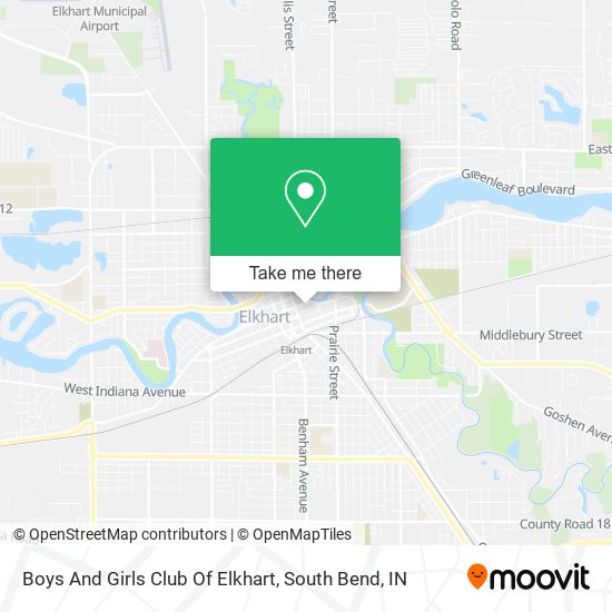 Mapa de Boys And Girls Club Of Elkhart