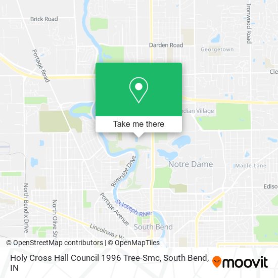 Holy Cross Hall Council 1996 Tree-Smc map