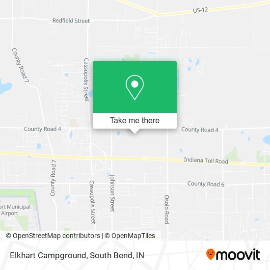 Elkhart Campground map