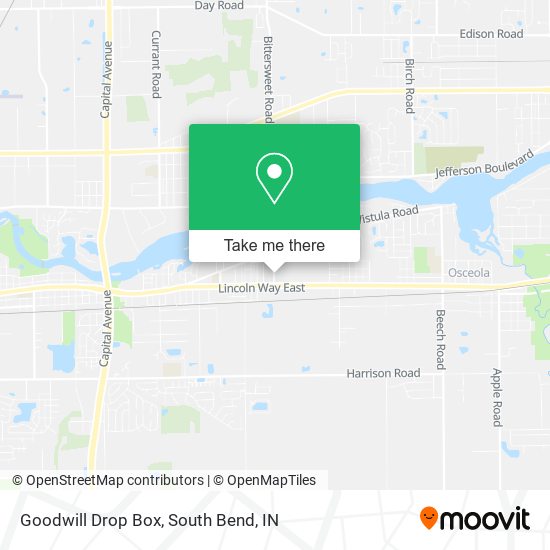 Goodwill Drop Box map