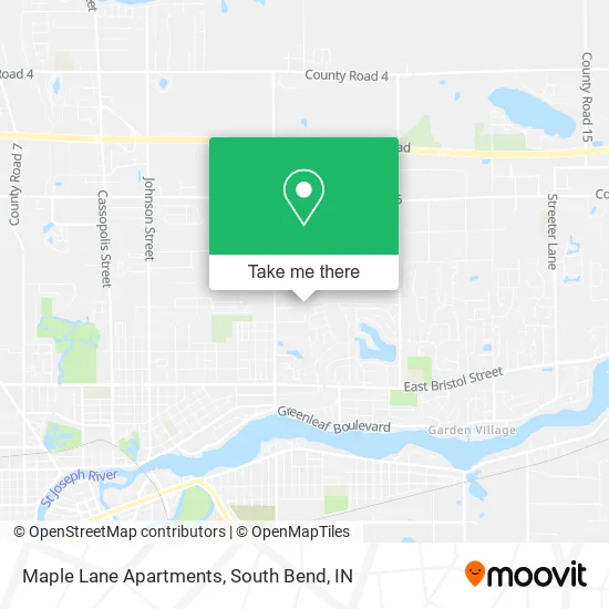 Maple Lane Apartments map