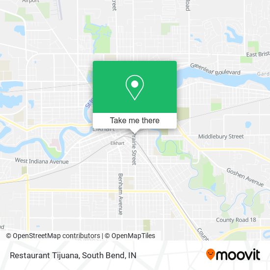 Restaurant Tijuana map