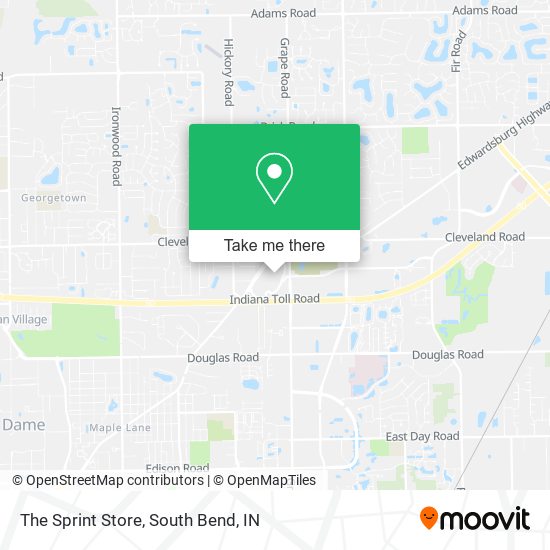 The Sprint Store map