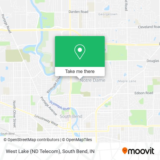 West Lake (ND Telecom) map