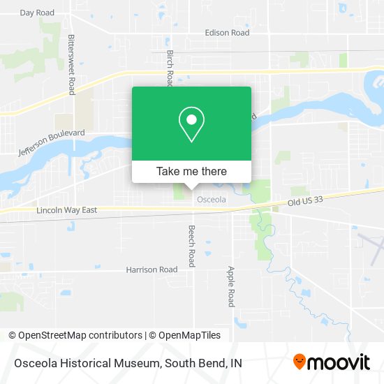 Osceola Historical Museum map