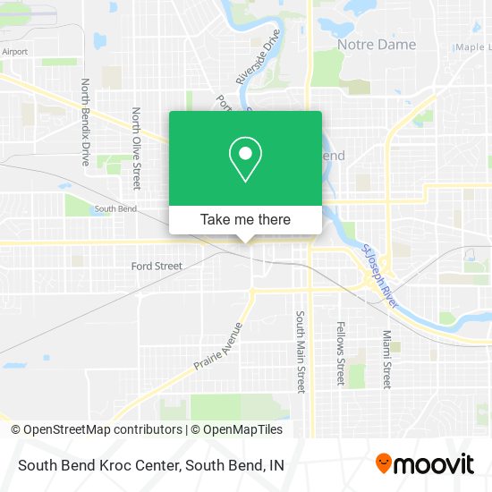 South Bend Kroc Center map