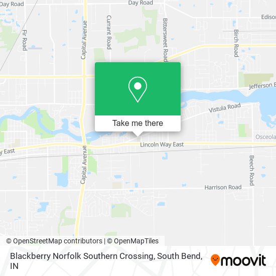 Blackberry Norfolk Southern Crossing map