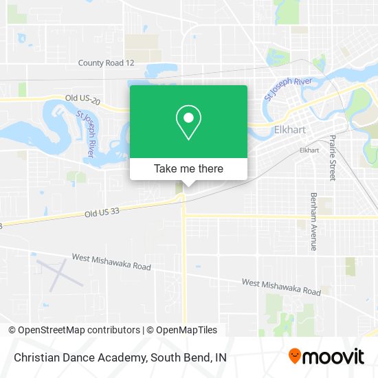 Mapa de Christian Dance Academy