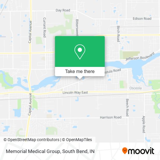 Memorial Medical Group map