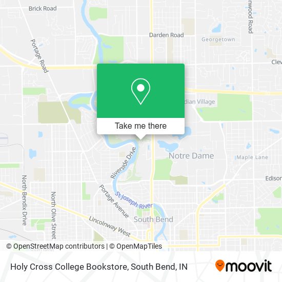 Holy Cross College Bookstore map