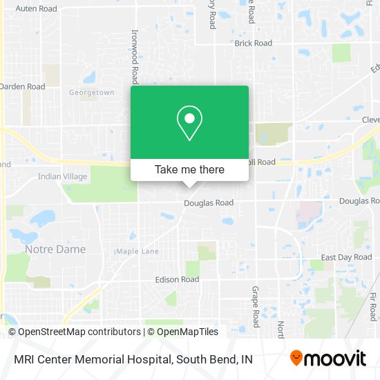 MRI Center Memorial Hospital map