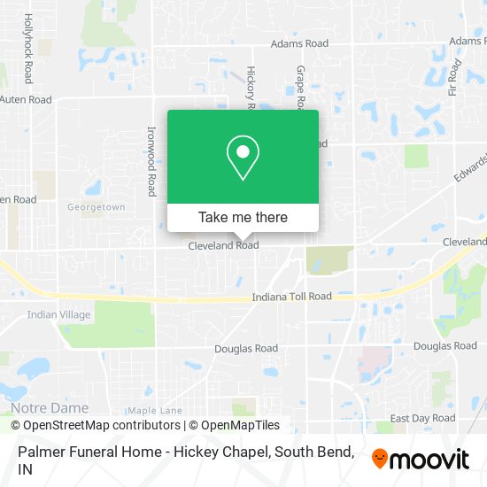 Mapa de Palmer Funeral Home - Hickey Chapel