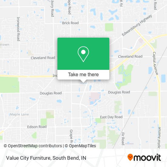 Value City Furniture map