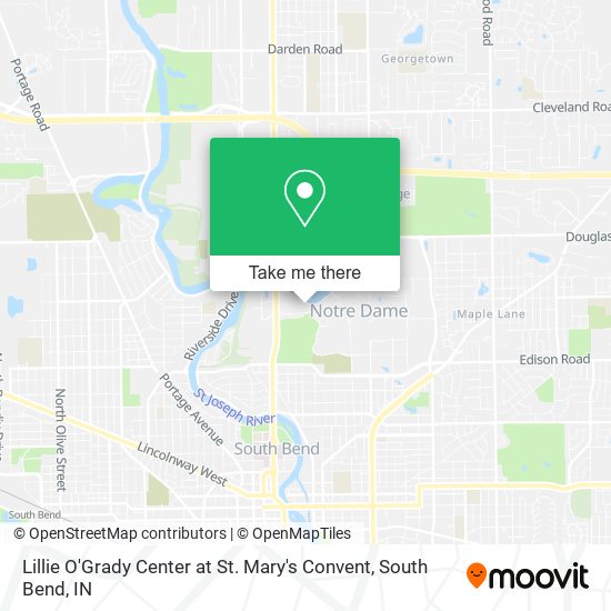 Lillie O'Grady Center at St. Mary's Convent map