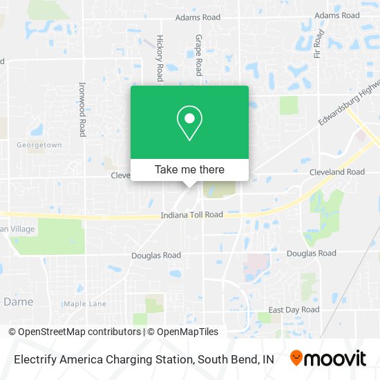Electrify America Charging Station map