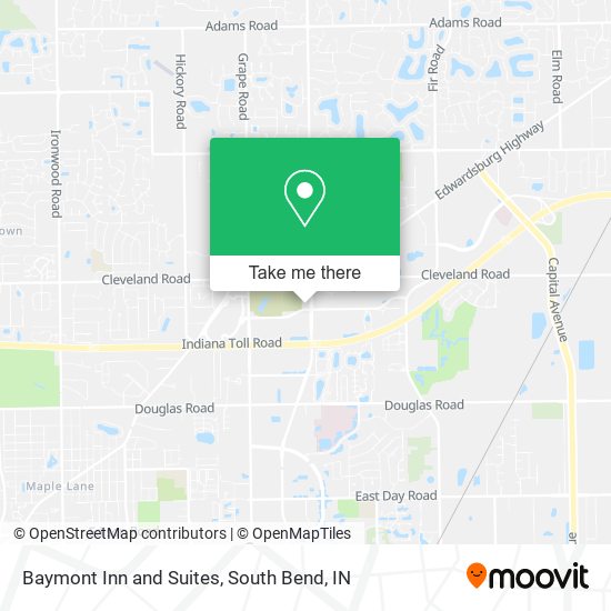 Baymont Inn and Suites map