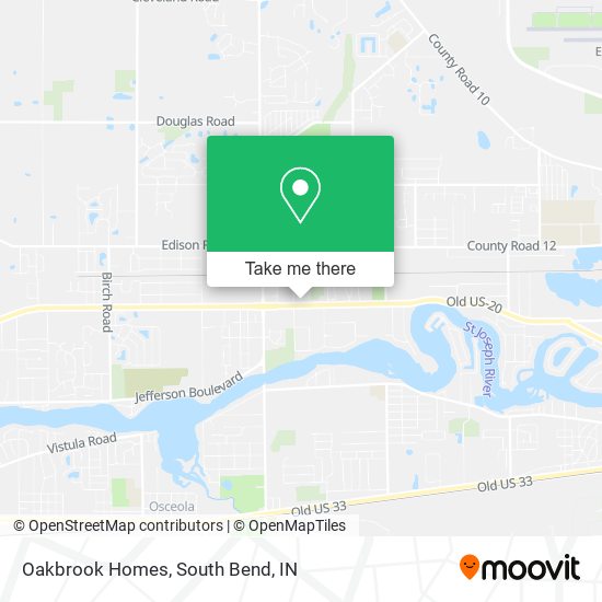 Oakbrook Homes map