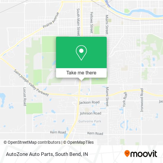 AutoZone Auto Parts map