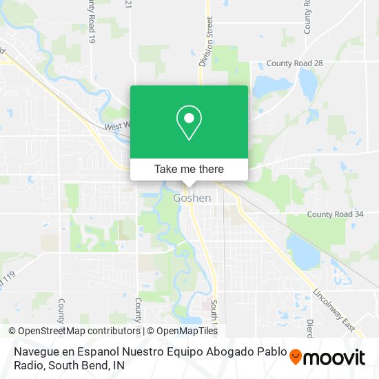 Navegue en Espanol Nuestro Equipo Abogado Pablo Radio map