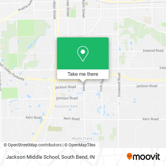 Mapa de Jackson Middle School