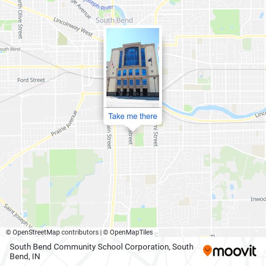 Mapa de South Bend Community School Corporation