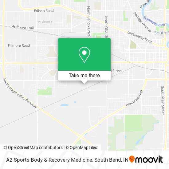 A2 Sports Body & Recovery Medicine map