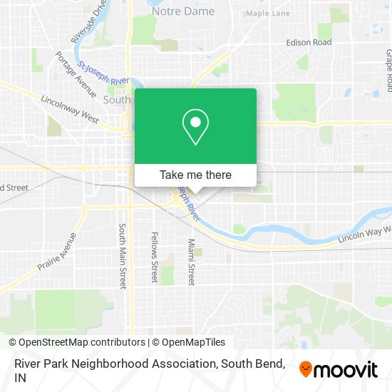 Mapa de River Park Neighborhood Association