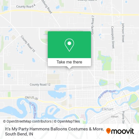 It's My Party Hammons Balloons Costumes & More map