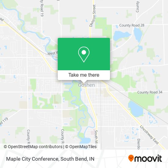 Maple City Conference map