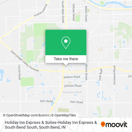 Mapa de Holiday Inn Express & Suites-Holiday Inn Express & South Bend South