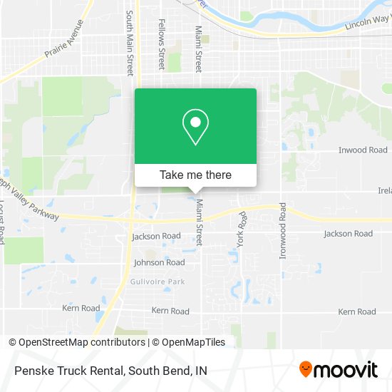 Mapa de Penske Truck Rental