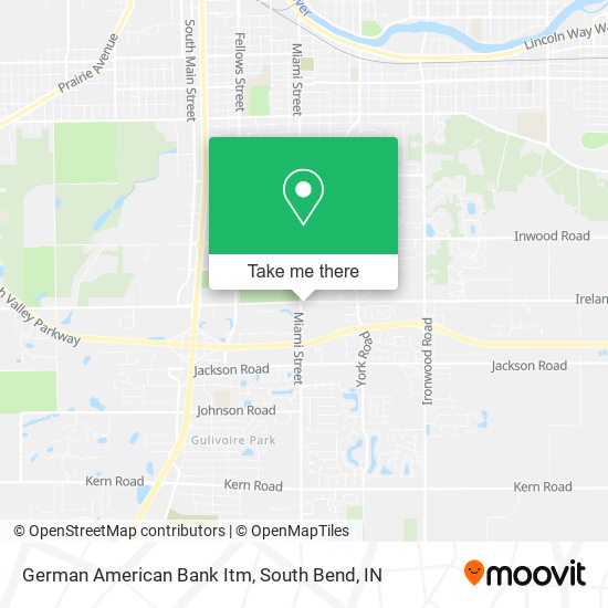 German American Bank Itm map