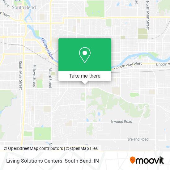 Living Solutions Centers map