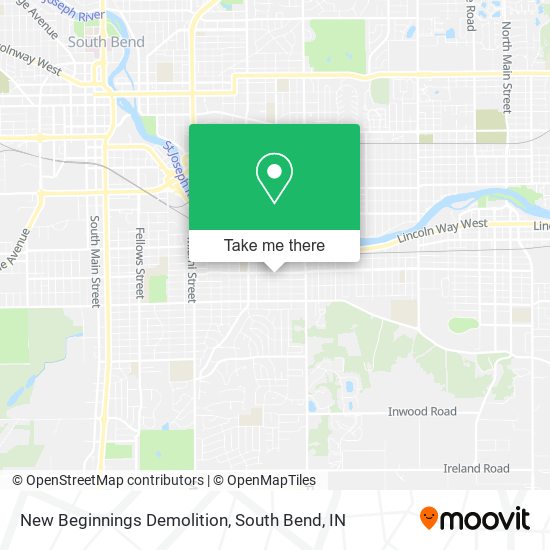 New Beginnings Demolition map