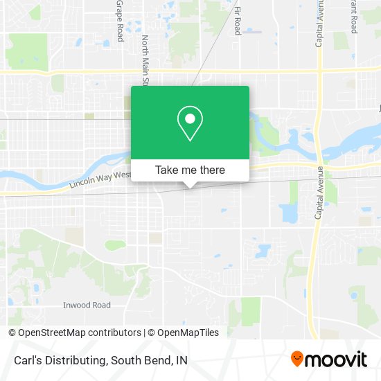 Carl's Distributing map