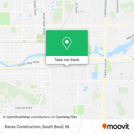 Mapa de Beres Construction