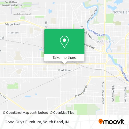 Good Guys Furniture map