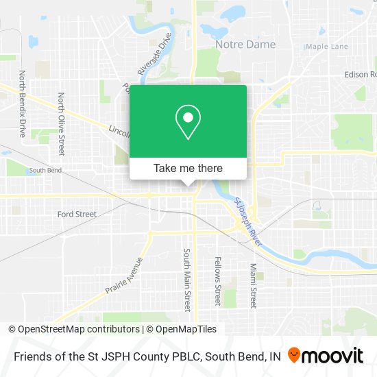 Friends of the St JSPH County PBLC map