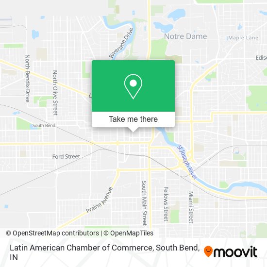 Latin American Chamber of Commerce map