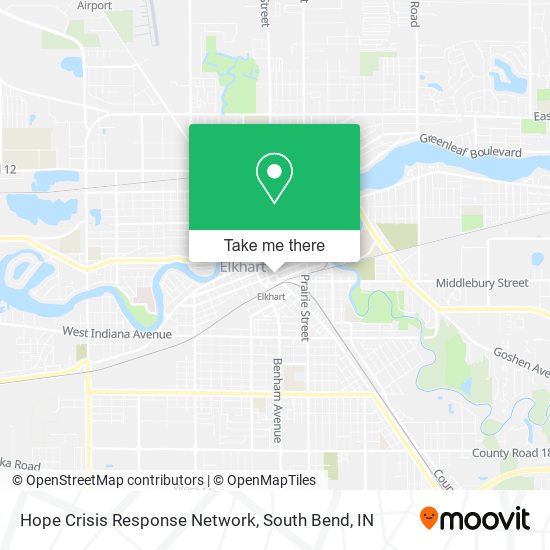 Hope Crisis Response Network map