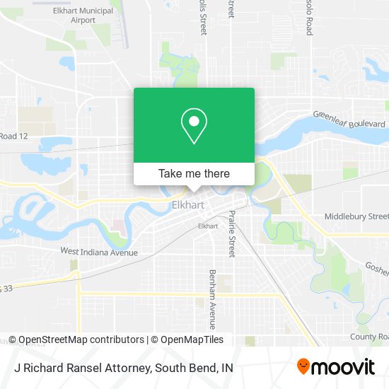 J Richard Ransel Attorney map