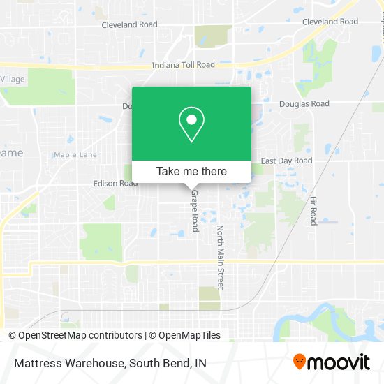 Mattress Warehouse map