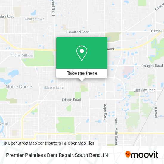 Mapa de Premier Paintless Dent Repair