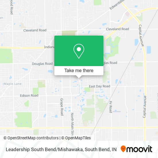 Leadership South Bend / Mishawaka map