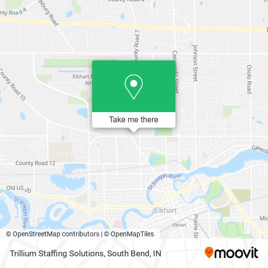 Trillium Staffing Solutions map