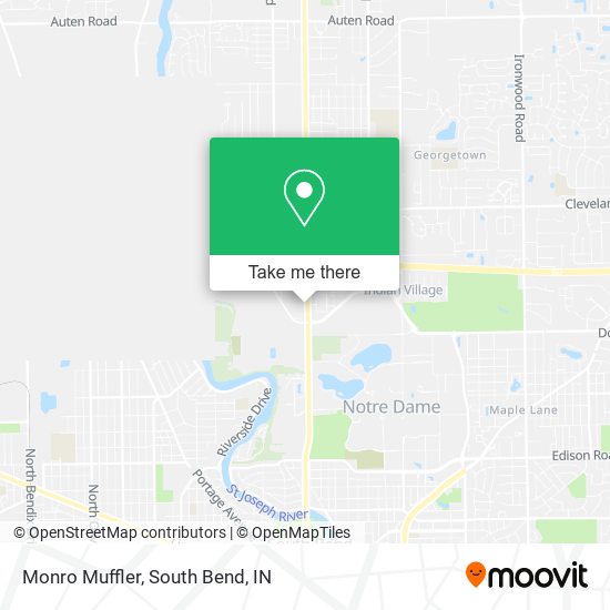 Monro Muffler map