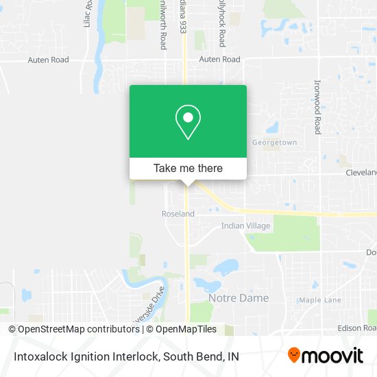 Mapa de Intoxalock Ignition Interlock