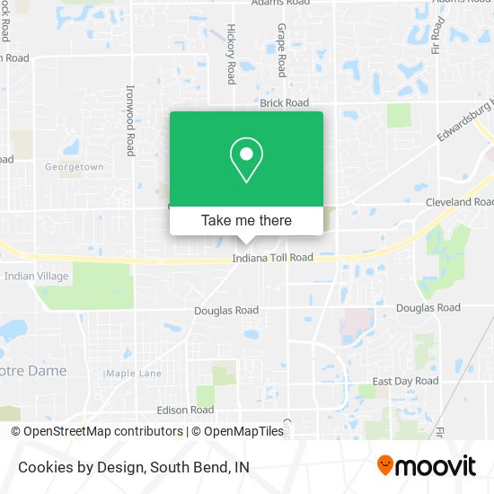 Cookies by Design map