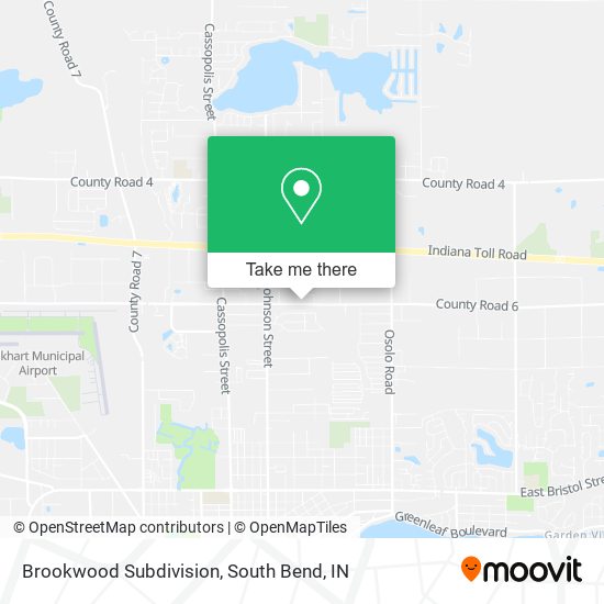 Mapa de Brookwood Subdivision