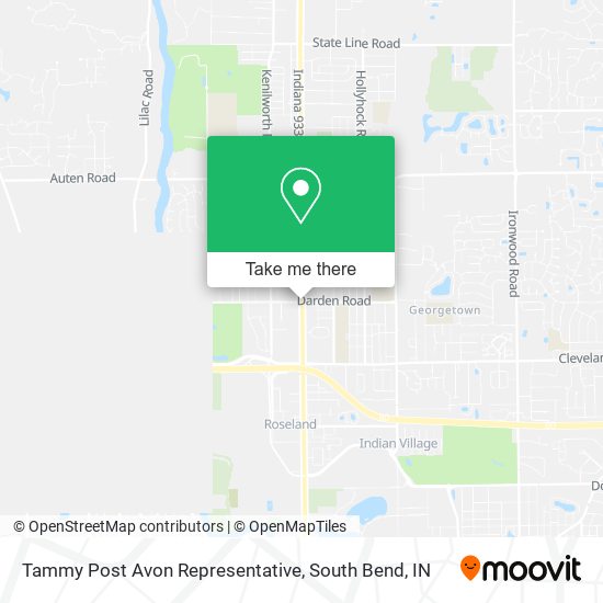 Mapa de Tammy Post Avon Representative